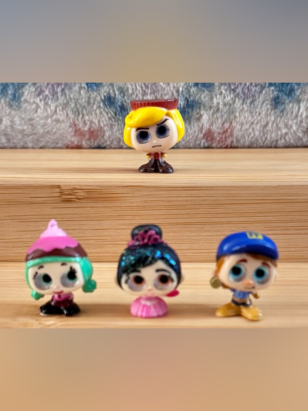 Disney Doorables SERIES 2 LOT OF 4 WRECK IT RALPH RANCIS FLUGGERBUTTER